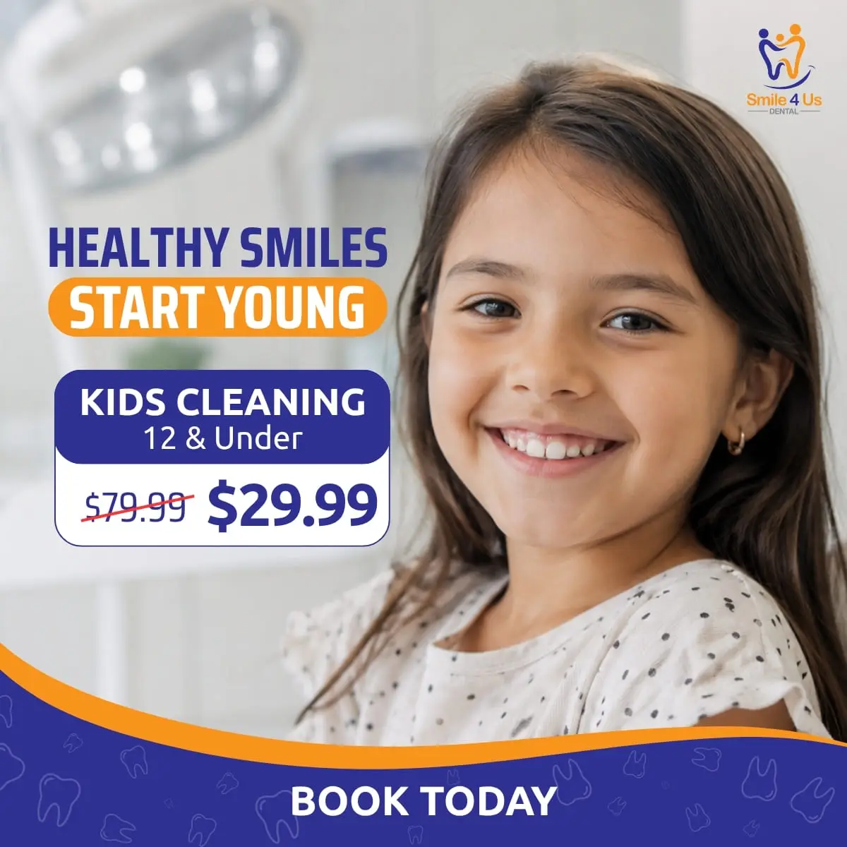 Kids' cleaning promo banner